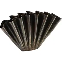 House Doctor Flood Vas 30 Cm Antique Brown - Vaser Järn Brun
