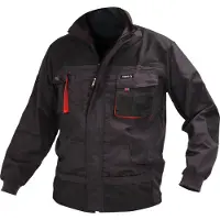 YATO Jacka YT-80142; L; svart/röd