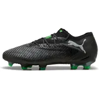 Puma Future 8 Ultimate Låg FG Eclipse - Svart/Grå/Grön - Gräs (FG), storlek 39