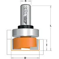 Cmt Notfräs 801.127.11B; 12,7/19 mm; med kullager