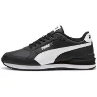 Puma Låg sneaker 'Runner V4' svart / vit