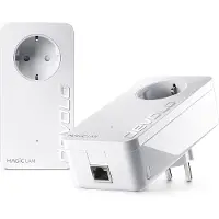 Devolo Magic 2 LAN - Starter Kit - brygga 1GbE, HomeGrid - vägginsticksbar (paket om 2)