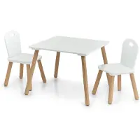 Zeller barnmöbler Scandi, 2 stolar + bord,barnmöbler