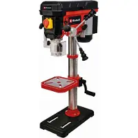 Einhell TC-BD 630/1, Bänkborrmaskin, nyckel, B16, Rotations-, Svart, Röd, 250 RPM