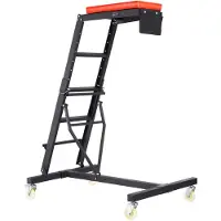 Vevor Top Automotive Krypväxel, Motorkrypväxel med justerbar höjd 114 cm till 178 cm, kapacitet 180 kg Hög krypväxel, 4 svängbara hjul, Kraftigt krypväxel för bilreparation och underhåll
