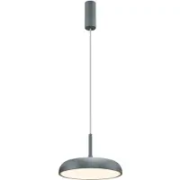 Maytoni Pendellampa Gerhard, Aluminium / grå / zink, Vardagsrum / matsal, Metall, Modern