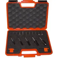 Cmt Fräs borrset with insert knives; 8 mm; 17 delar