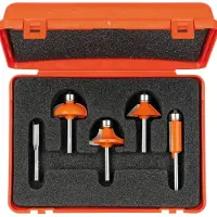 Cmt Fräs borrset ; profile; 6 mm; 5 delars