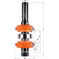 Cmt Avrundningsfräs ; S=12 mm; D=38 mm