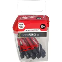Milwaukee Bits spår 4932430866; PZ2; 10 st.