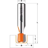 Cmt Notfräs ; S=12 mm; D=25,4 mm; R=3,17 mm