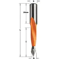 Cmt Borr för trä ; S=10 mm; D=6 mm