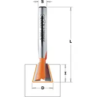 Cmt Grad- / sinkfräs ; S=1/2''; D=16 mm