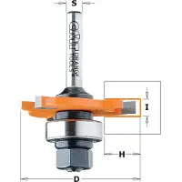 Cmt Skivnotfräs 922.340.11B; 4/47,6 mm; med kullager