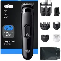 Braun AIO3560, Svart, 0,5 mm, 2,1 cm, Batteri, 50 min, Inbyggt batteri
