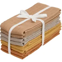 Cam Cam Muslinfiltar - 70x70 cm - 8-pack - Jord Mix - - One Size - Muslinfilt