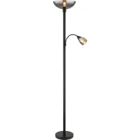 Globo Uplight Blade, Svart, Vardagsrum / matsal, Metall, Golvlampa