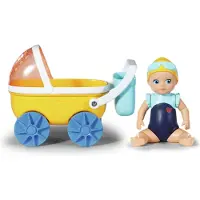 Zapf BABY born Splish Splash Pram with Emma, Baddocka, Pojke/flicka, 1 År, Multifärg