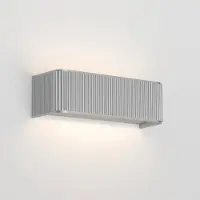 Rotaliana Design vägglampa Dresscode W2, dimbar, Aluminium / grå / zink, Vardagsrum / matsal, Aluminium / grå / zink, Design, Vägglampa, vägglampa inomhus