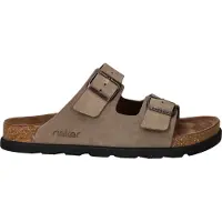 Rieker Pantolette mörkbeige