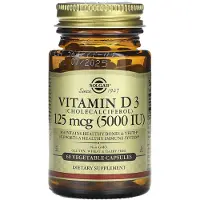 Solgar Solgar, Vitamin D3, 5,000 IU, 60 veggie capsules