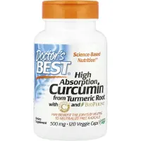 Doctors Best Doctor's Best, highly absorbable curcumin, 120 vegetable capsules