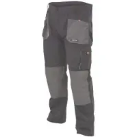 YATO Byxor YT-80183; M; svart / grå