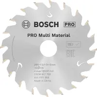 Bosch Accesorios Sågklinga Standard for Multi Material 2608837752; 85x15 mm; Z30