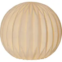 Star Trading LED-terrasslampa Sandy, Ø 30 cm vit plast batteri Sandy, Vitt / opal, Syntetmaterial, Modern
