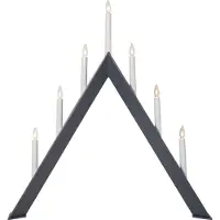 Star Trading Ljusstake Arrow Grafit 60cm