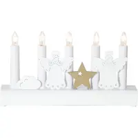 Star Trading Ljusstake Julia | 5 ljus | vit []
