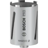 Bosch 2608587327 2608587327 Torrborrkrona 102 mm diamant-försedd 1 st