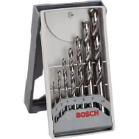 Bosch 2608589295 HSS Metall-spiralborrset 7 delar Slipat DIN 338 Cylinderskaft 1 set
