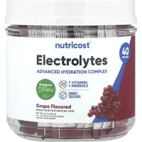 Nutricost Elektrolyt, Avancerat Hydreringskomplex, Druva, 40 Portionspåsar, 4G (0.1Oz) Varje
