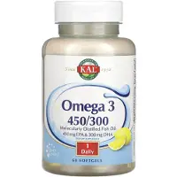 Kal Omega 3 450 300 Essential Fatty Acid Kapslar 60 Enheter