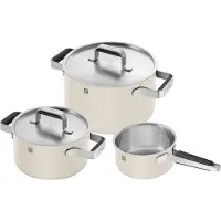 Zwilling 1028807 Pure Set Med 3 Krukor