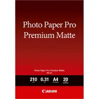 Canon A4 210g PM-101 fotopapper | Premium Matte | 20 ark