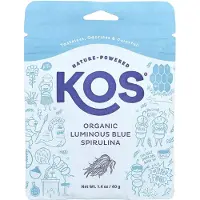 KOS Ekologiskt Ljusblått Spirulinapulver, 40G(1,4 oz)