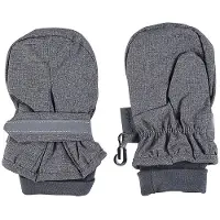 Sterntaler mitten bomulls fleece antracit