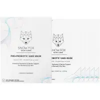 Hurry hausen Snowfox SAKE Mask pieces per Sheet Mask Moisturizing Hypoallergenic 40s and 50s Aging Present Individually Wrapped Luxury Made in Japan (5 box) vit