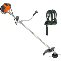 Oleo-Mac bensindriven grästrimmer BCH 500 T + professionella axelremmar