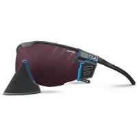 Julbo - Solglasögon - Ultimate Cover Noir/Bleu Reactiv 0-4 High Contrast för Unisex - Svart