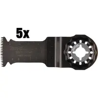 Makita B-64886-5 sågblad till sticksåg, dekupörsåg och tigersåg Stål med hög kolhalt (HCS) 5 styck