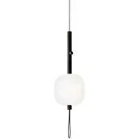 Kdln Glas pendellampa Motus, dimbar, Svart, Vardagsrum / matsal, Glas, Design, Pendellampa