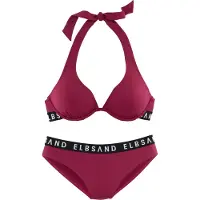 Elbsand Bikini ljusgrå / bär / svart