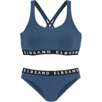 Elbsand Bikini marinblå / svart / vit