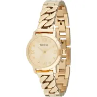 GUESS Analog klocka guld / svart