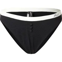 Karl Lagerfeld Bikiniunderdel svart / vit