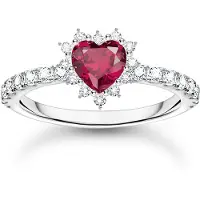 Thomas Sabo silverring hjärta TR2484-013-10-56