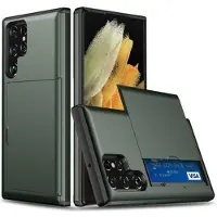Mtp Products Samsung Galaxy S25 Ultra Hybridskal med Skjutkortplats - Arme Grön